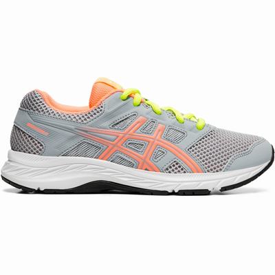 Gyerek Asics Gel-Contend 5 GS Futócipő AS8560719 Szürke/Narancssárga Korall